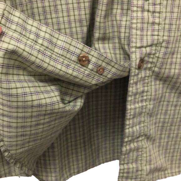 Basic Options Men’s Olive Short Sleeve Sport Shirt Large - Picture 8 of 9